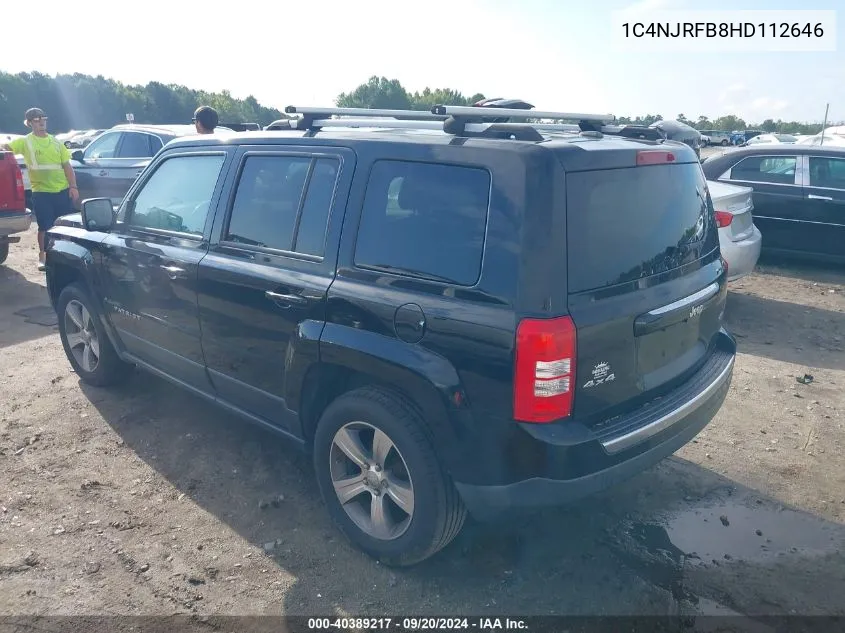 1C4NJRFB8HD112646 2017 Jeep Patriot High Altitude 4X4