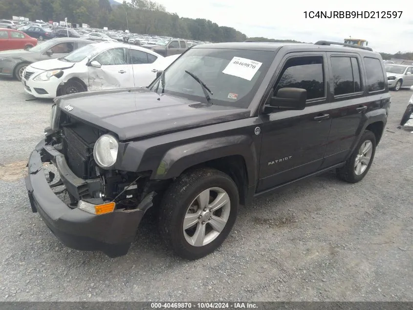 2017 Jeep Patriot Sport 4X4 VIN: 1C4NJRBB9HD212597 Lot: 40469870