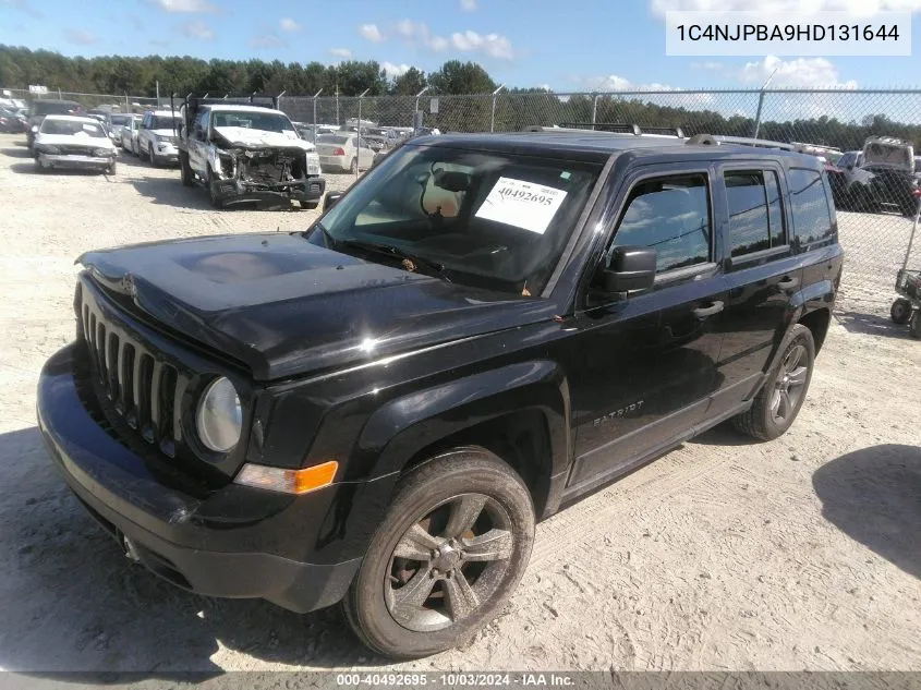 2017 Jeep Patriot Sport Se Fwd VIN: 1C4NJPBA9HD131644 Lot: 40492695