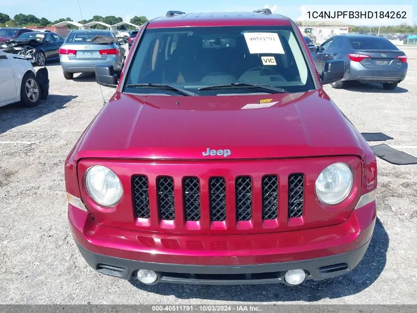 2017 Jeep Patriot Latitude Fwd VIN: 1C4NJPFB3HD184262 Lot: 40511791