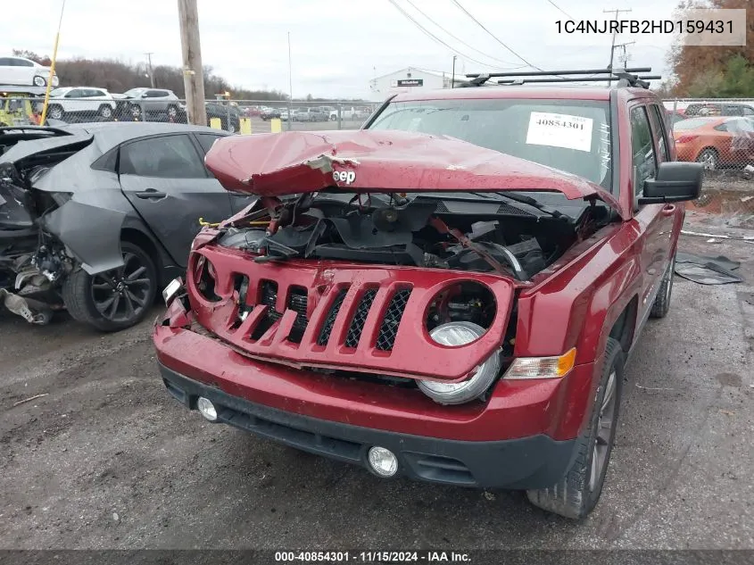 2017 Jeep Patriot Latitude 4X4 VIN: 1C4NJRFB2HD159431 Lot: 40854301