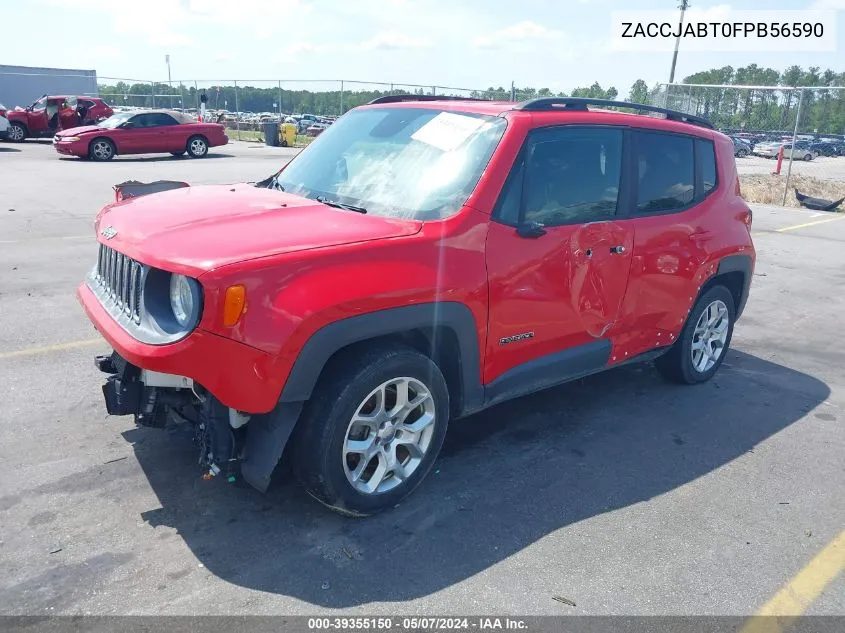 2015 Jeep Renegade Latitude VIN: ZACCJABT0FPB56590 Lot: 39355150