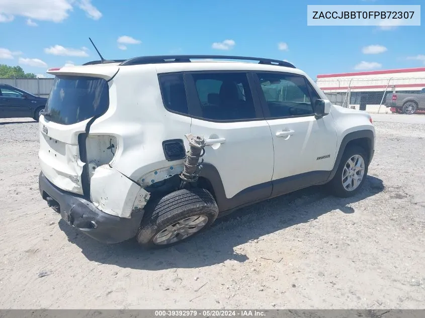 2015 Jeep Renegade Latitude VIN: ZACCJBBT0FPB72307 Lot: 39392979