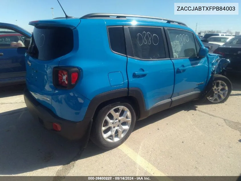 ZACCJABTXFPB84003 2015 Jeep Renegade Latitude