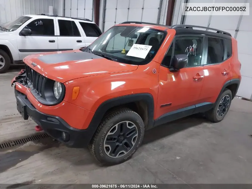 ZACCJBCT0FPC00052 2015 Jeep Renegade Trailhawk