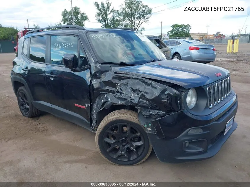 2015 Jeep Renegade Latitude VIN: ZACCJABT5FPC21765 Lot: 39635885