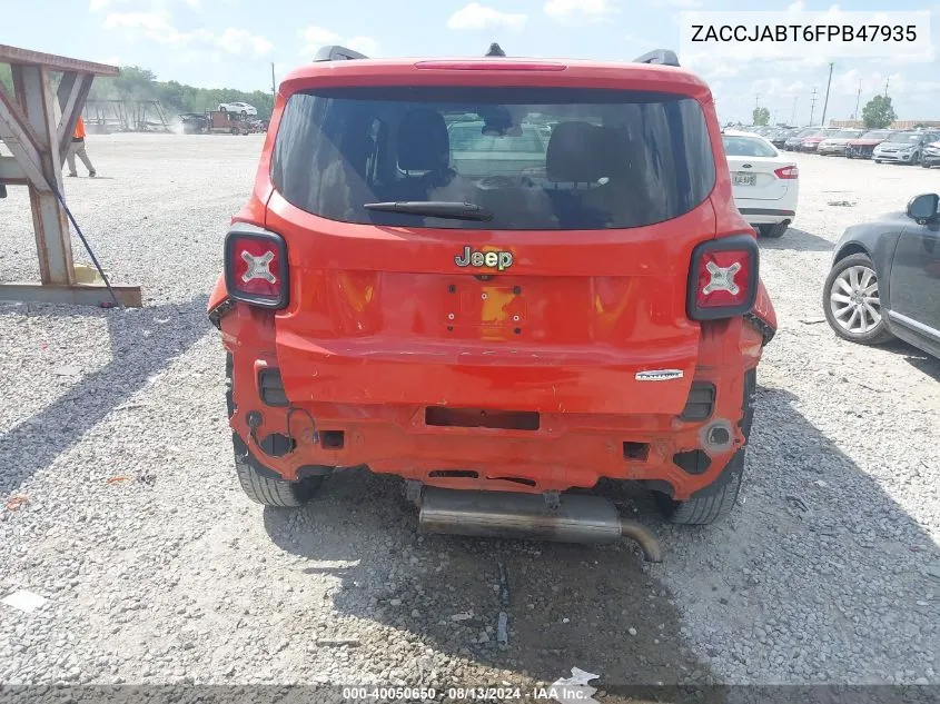 ZACCJABT6FPB47935 2015 Jeep Renegade Latitude