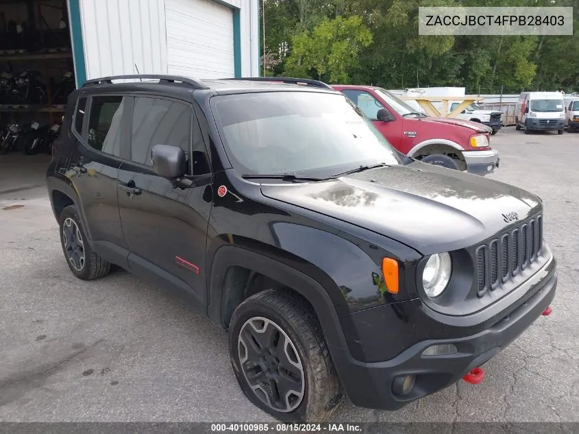 ZACCJBCT4FPB28403 2015 Jeep Renegade Trailhawk