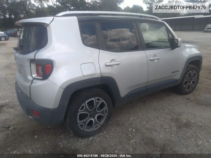 ZACCJBDT0FPB47979 2015 Jeep Renegade Limited