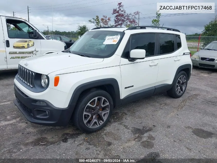 ZACCJABT1FPC17468 2015 Jeep Renegade Latitude