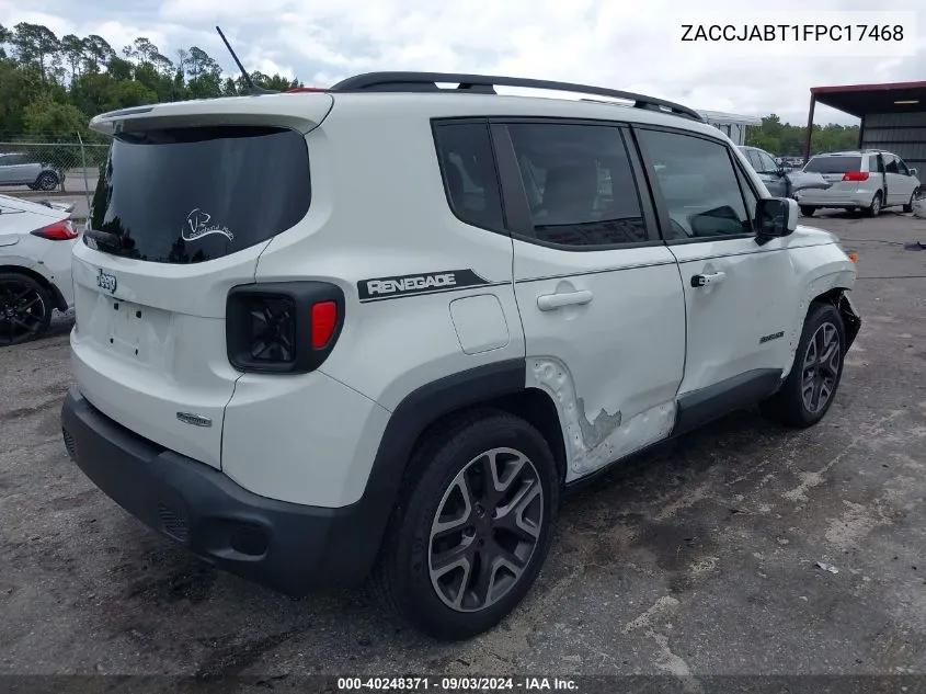 ZACCJABT1FPC17468 2015 Jeep Renegade Latitude