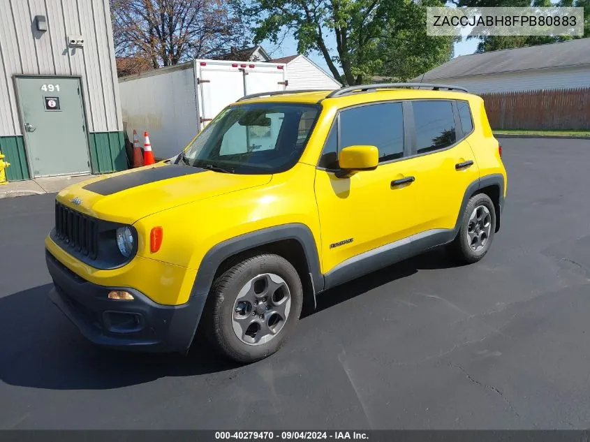 2015 Jeep Renegade Latitude VIN: ZACCJABH8FPB80883 Lot: 40279470