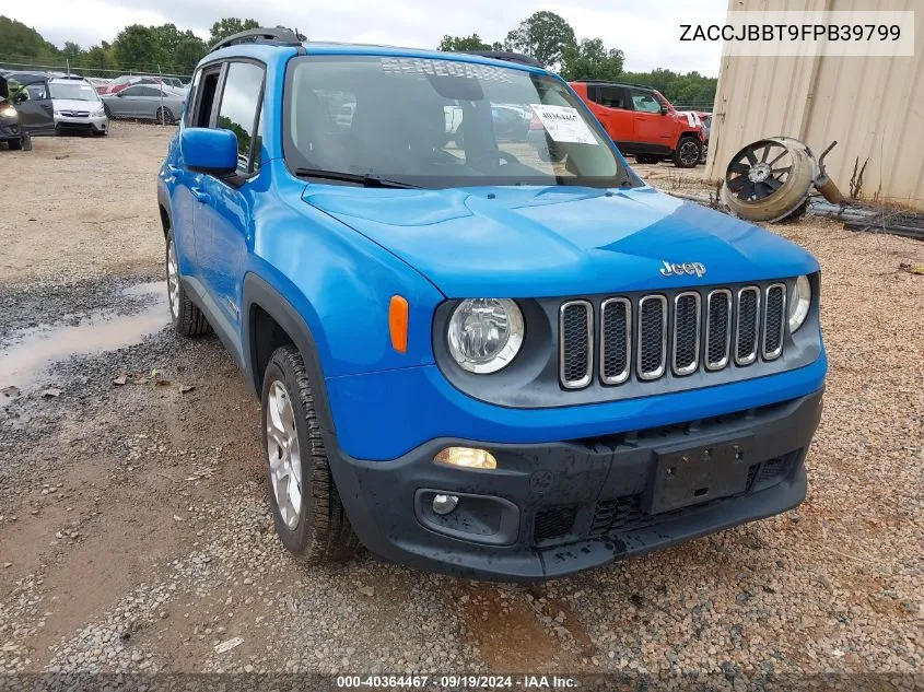 2015 Jeep Renegade Latitude VIN: ZACCJBBT9FPB39799 Lot: 40364467