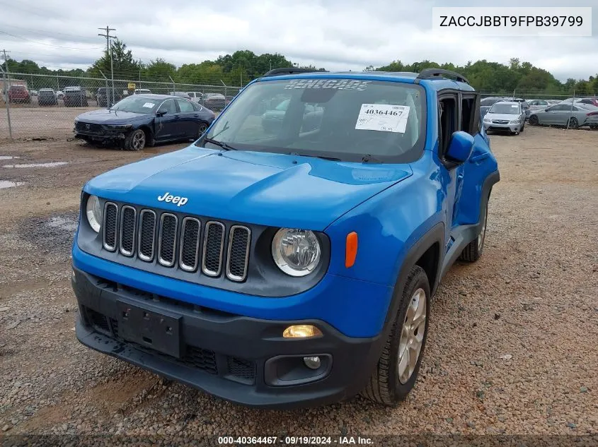 2015 Jeep Renegade Latitude VIN: ZACCJBBT9FPB39799 Lot: 40364467