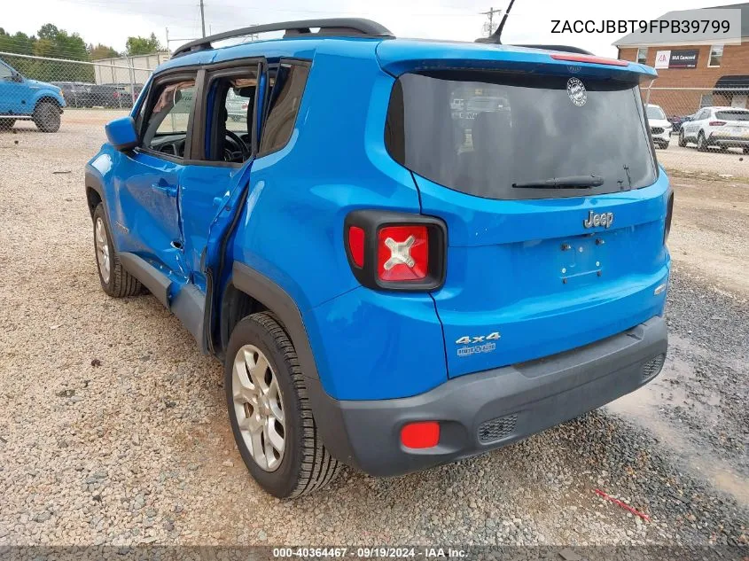 2015 Jeep Renegade Latitude VIN: ZACCJBBT9FPB39799 Lot: 40364467