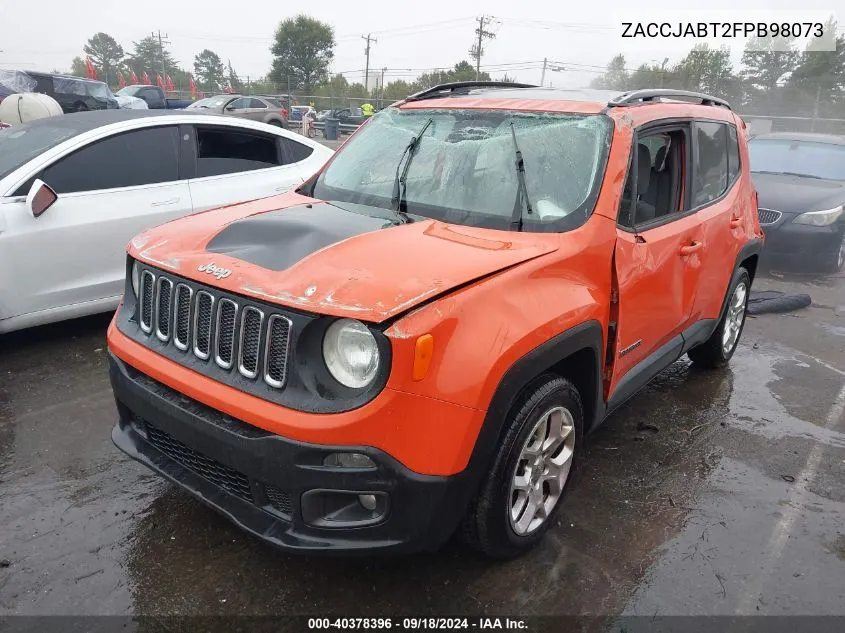 2015 Jeep Renegade Latitude VIN: ZACCJABT2FPB98073 Lot: 40378396