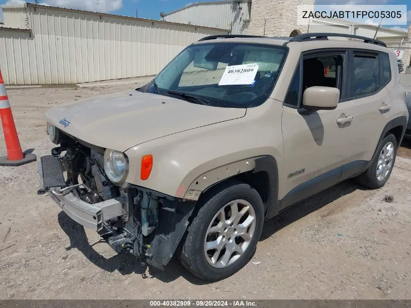 2015 Jeep Renegade Latitude VIN: ZACCJABT1FPC05305 Lot: 40382809