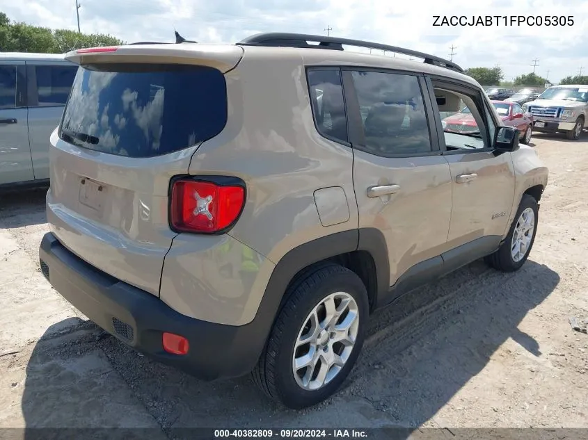 2015 Jeep Renegade Latitude VIN: ZACCJABT1FPC05305 Lot: 40382809