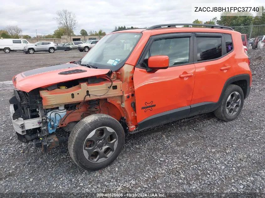 2015 Jeep Renegade Latitude VIN: ZACCJBBH1FPC37740 Lot: 40525505