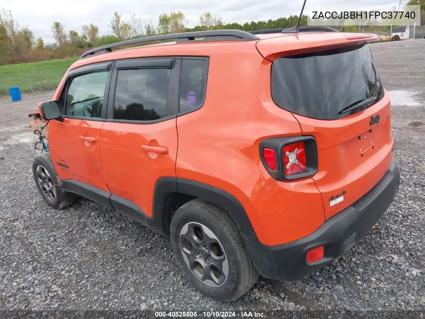 2015 Jeep Renegade Latitude VIN: ZACCJBBH1FPC37740 Lot: 40525505