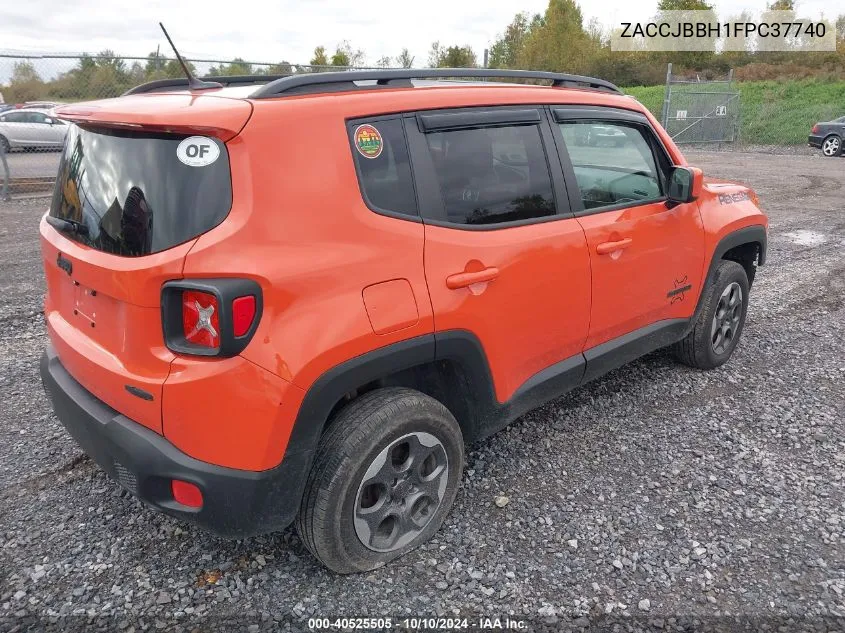 2015 Jeep Renegade Latitude VIN: ZACCJBBH1FPC37740 Lot: 40525505