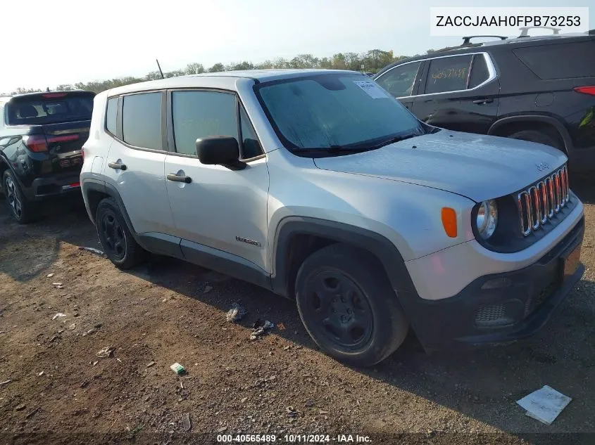 2015 Jeep Renegade Sport VIN: ZACCJAAH0FPB73253 Lot: 40565489