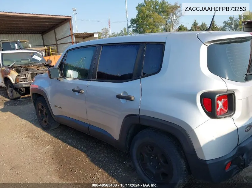 2015 Jeep Renegade Sport VIN: ZACCJAAH0FPB73253 Lot: 40565489