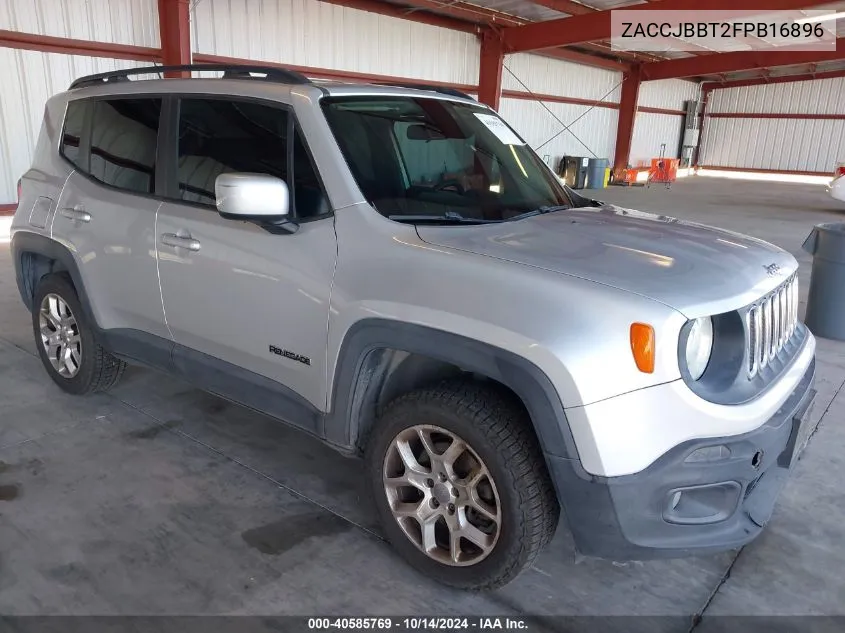 2015 Jeep Renegade Latitude VIN: ZACCJBBT2FPB16896 Lot: 40585769