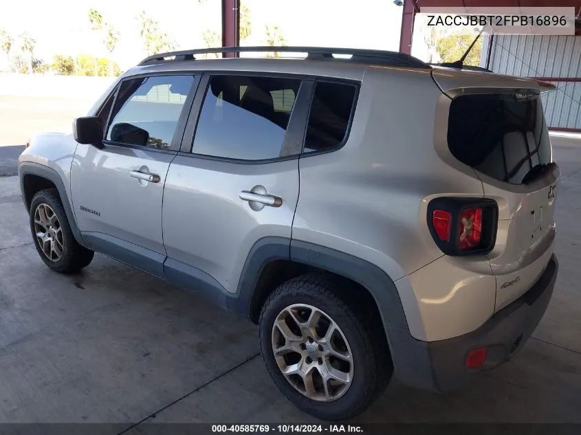 2015 Jeep Renegade Latitude VIN: ZACCJBBT2FPB16896 Lot: 40585769