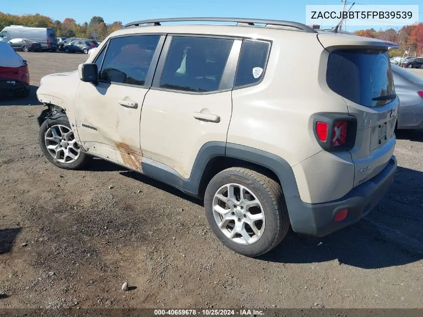 2015 Jeep Renegade Latitude VIN: ZACCJBBT5FPB39539 Lot: 40659678