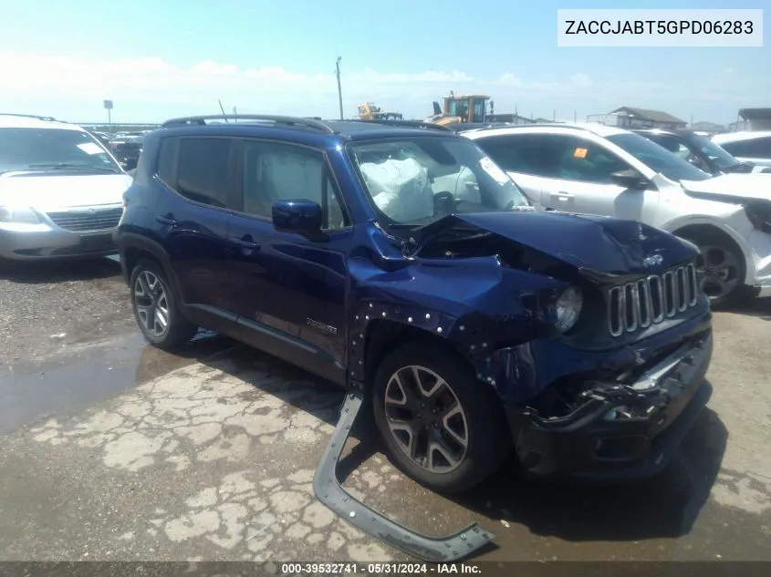 2016 Jeep Renegade Latitude VIN: ZACCJABT5GPD06283 Lot: 39532741