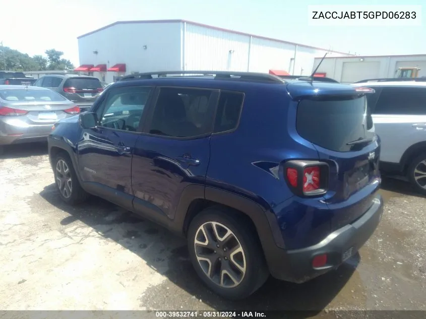 2016 Jeep Renegade Latitude VIN: ZACCJABT5GPD06283 Lot: 39532741