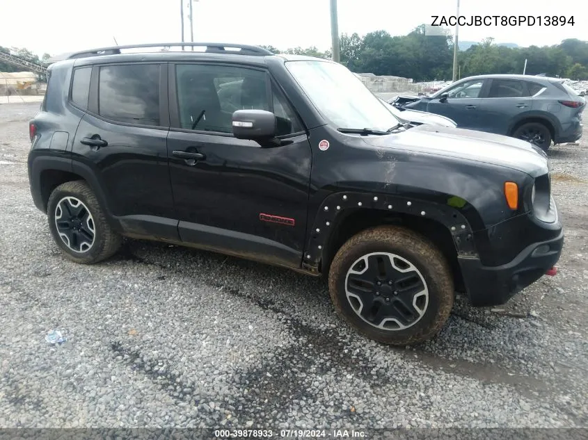 ZACCJBCT8GPD13894 2016 Jeep Renegade Trailhawk