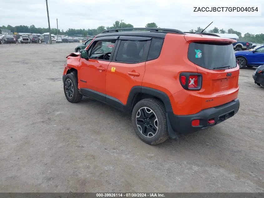 ZACCJBCT7GPD04054 2016 Jeep Renegade Trailhawk