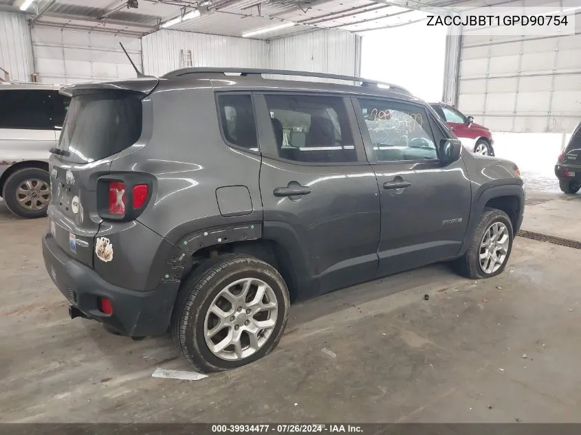 ZACCJBBT1GPD90754 2016 Jeep Renegade Latitude