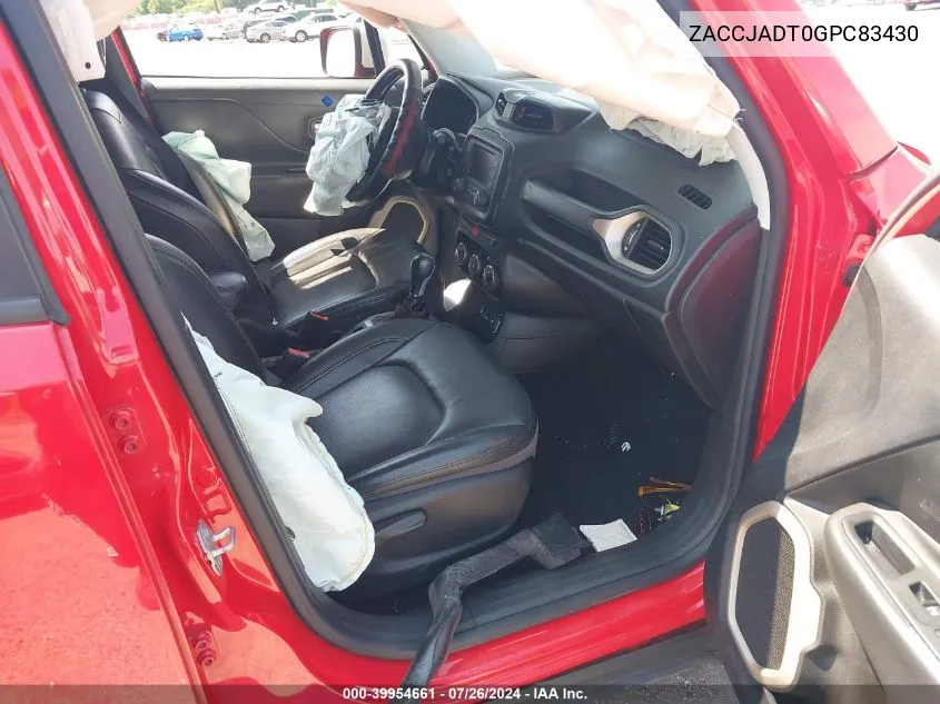 ZACCJADT0GPC83430 2016 Jeep Renegade Limited