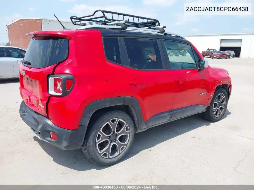 ZACCJADT8GPC66438 2016 Jeep Renegade Limited