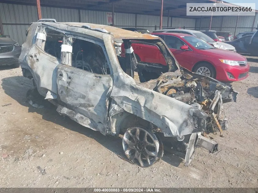 ZACCJABT0GPE29666 2016 Jeep Renegade Latitude