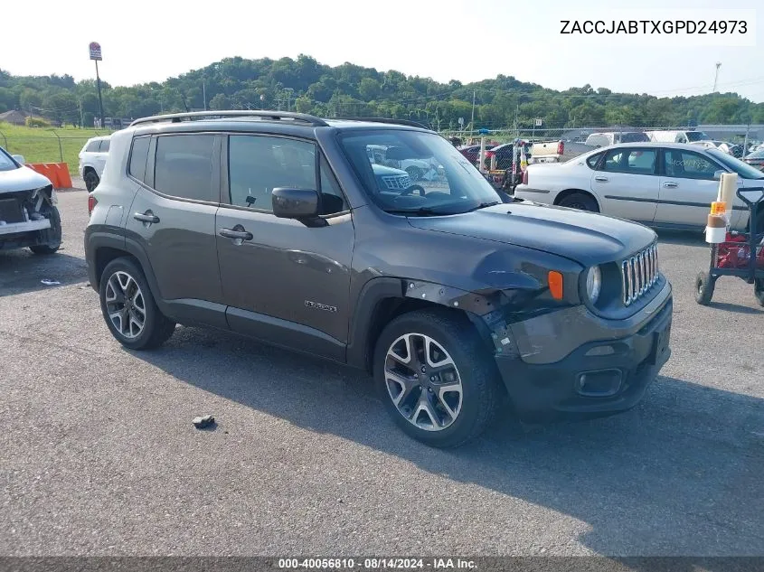 2016 Jeep Renegade Latitude VIN: ZACCJABTXGPD24973 Lot: 40056810