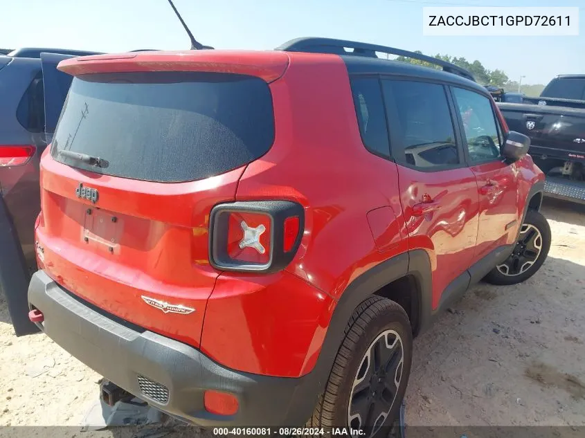 ZACCJBCT1GPD72611 2016 Jeep Renegade Trailhawk