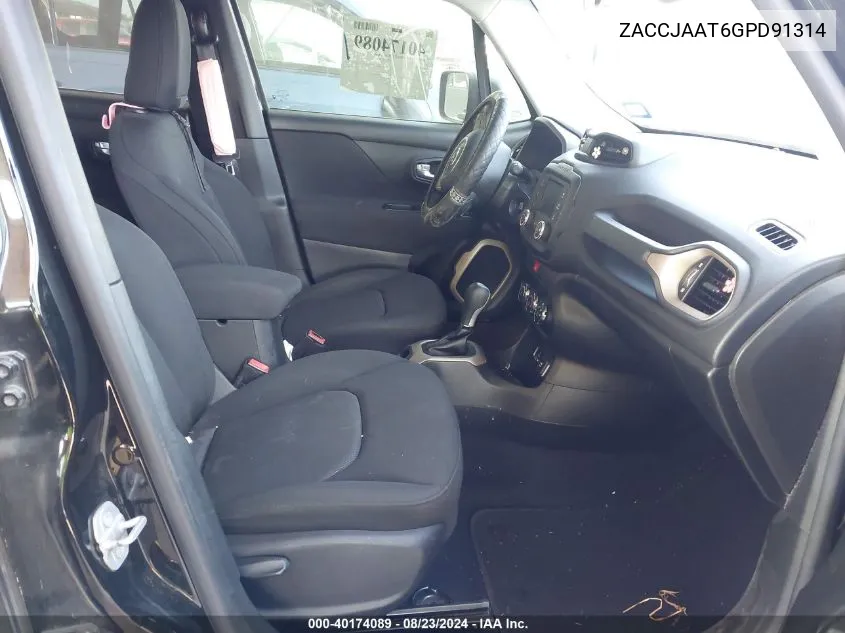 ZACCJAAT6GPD91314 2016 Jeep Renegade Sport