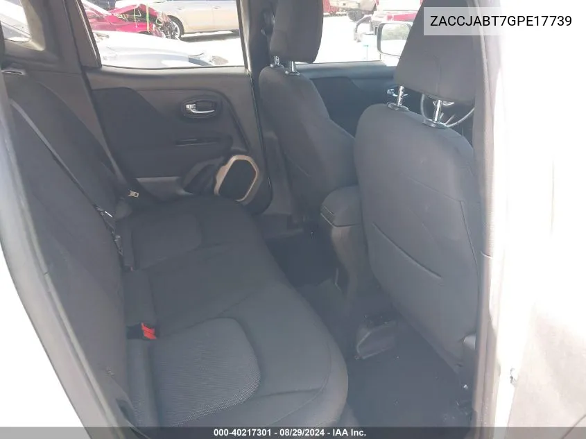 ZACCJABT7GPE17739 2016 Jeep Renegade Latitude