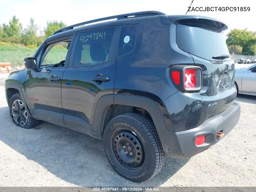 ZACCJBCT4GPC91859 2016 Jeep Renegade Trailhawk