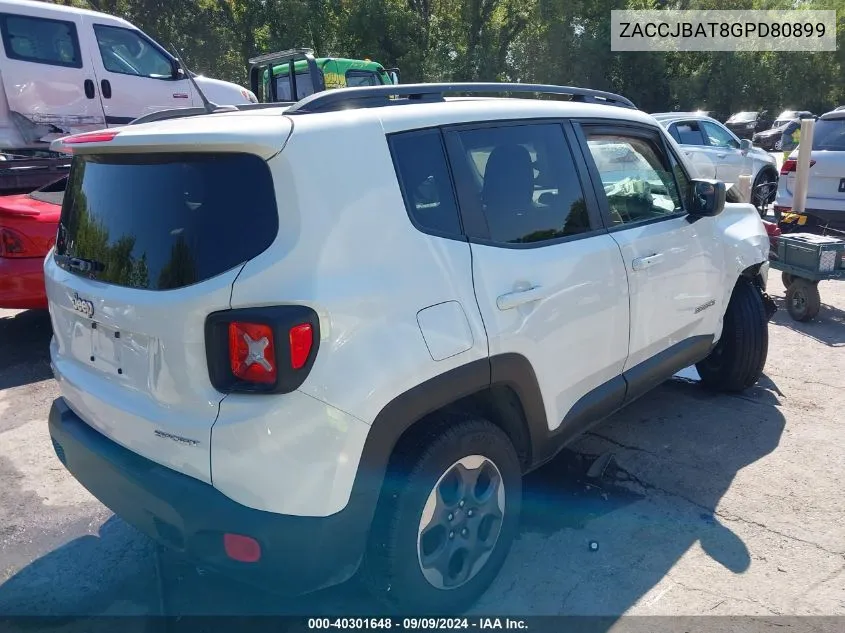 ZACCJBAT8GPD80899 2016 Jeep Renegade Sport