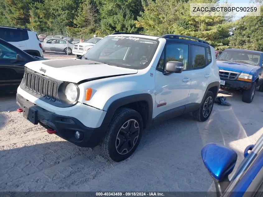 ZACCJBCT8GPC90259 2016 Jeep Renegade Trailhawk