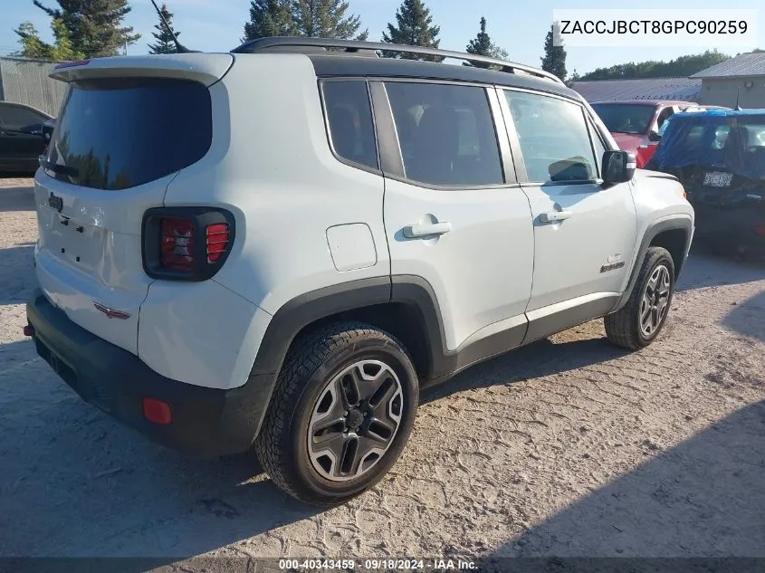 ZACCJBCT8GPC90259 2016 Jeep Renegade Trailhawk