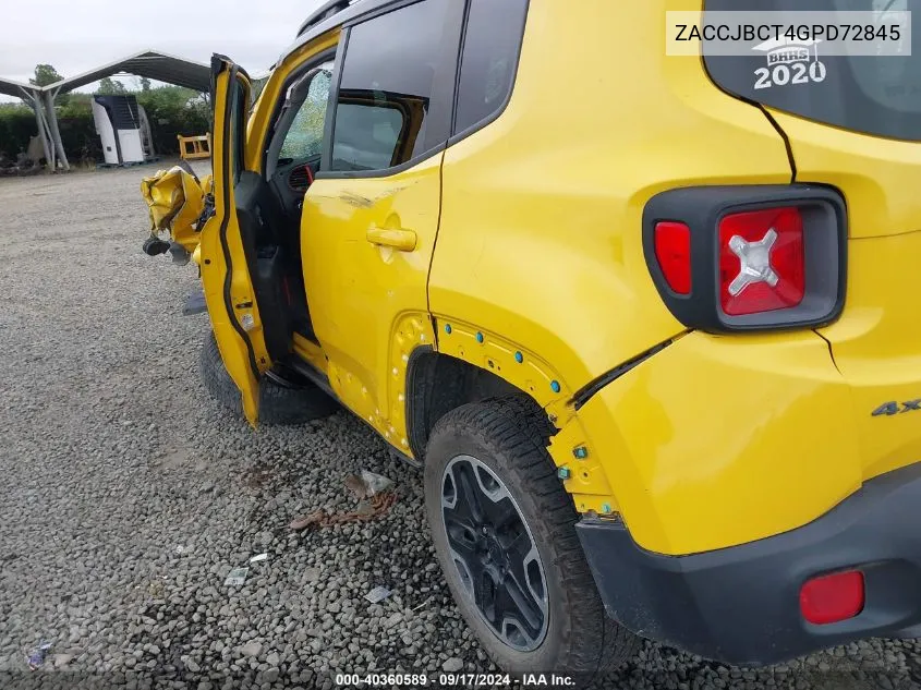 ZACCJBCT4GPD72845 2016 Jeep Renegade Trailhawk