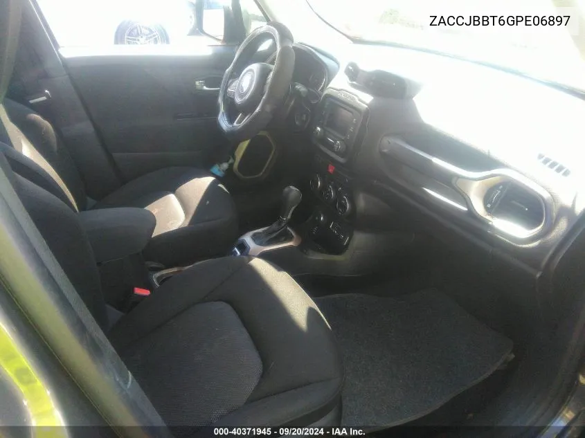 ZACCJBBT6GPE06897 2016 Jeep Renegade Latitude