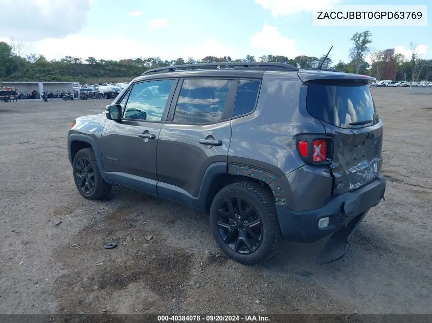 2016 Jeep Renegade Justice VIN: ZACCJBBT0GPD63769 Lot: 40384078