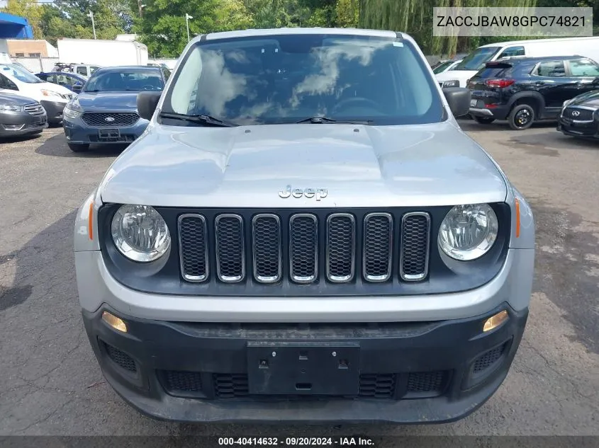 ZACCJBAW8GPC74821 2016 Jeep Renegade Sport